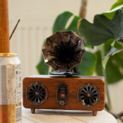 Alternative view of Retro Mini Double Gramophone Speaker