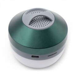 Green Camping Hanging Light and Mini Speaker