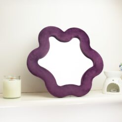 Alternative view of Soft Squiggly Mirror – Star – Mauve